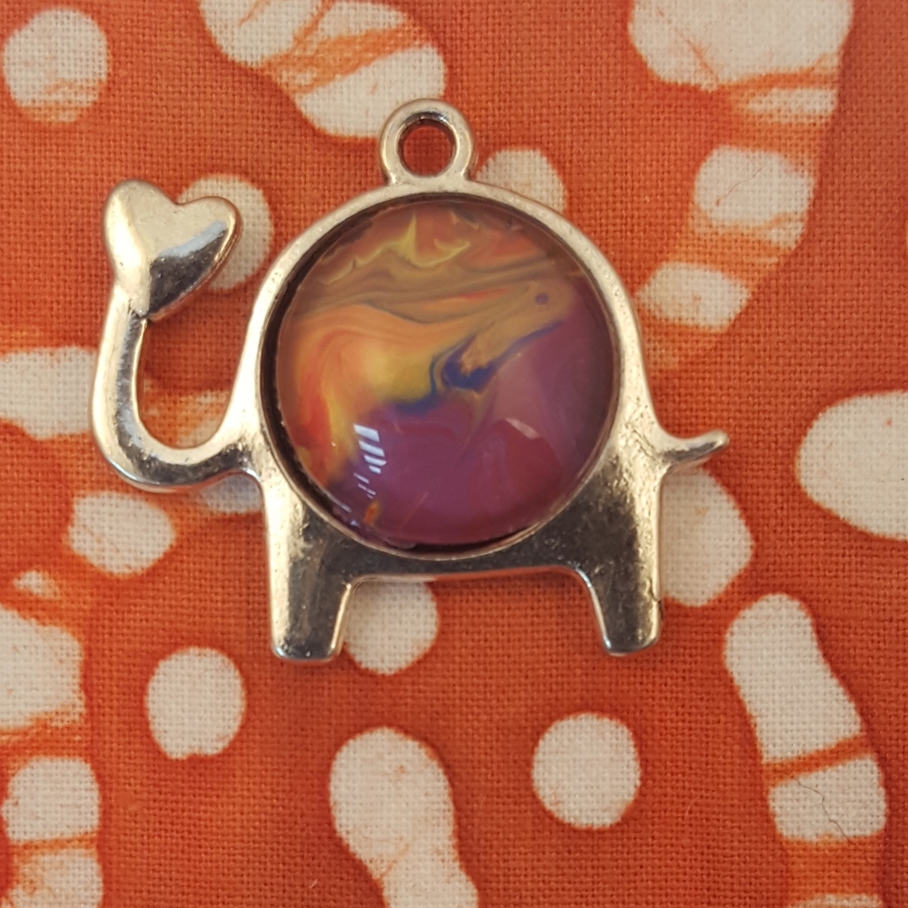 Handmade Love Elephant Pendant Necklace